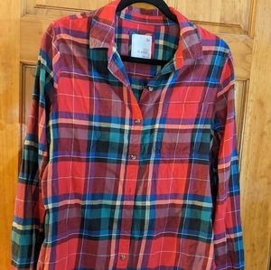 EUC SO Juniors Cozy Flannel Shirt ~ M